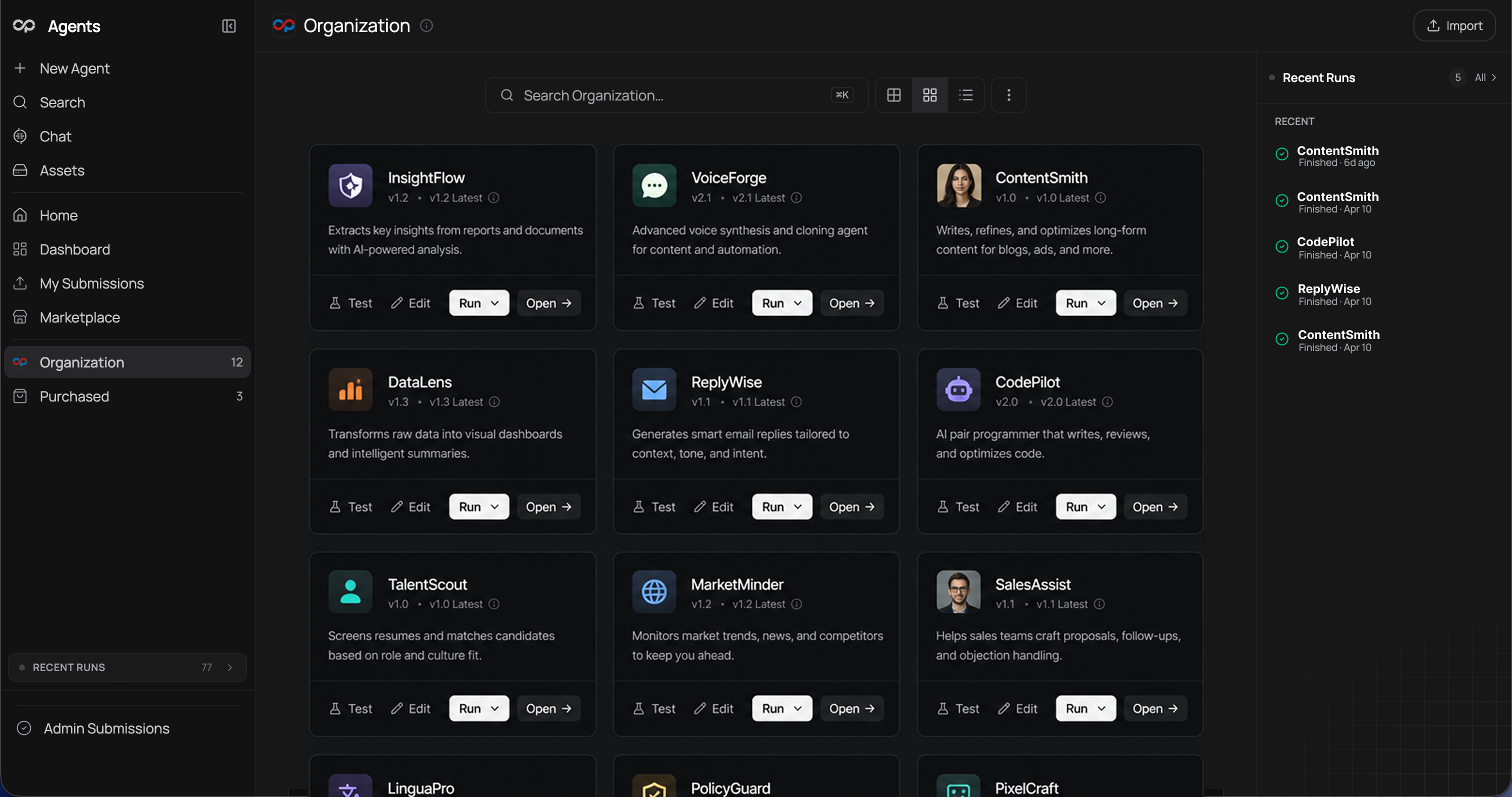 Manage Your Agents